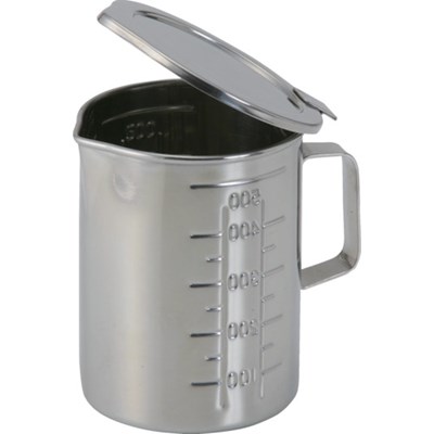 オオモリ フタ付口付ビーカー(丁番タイプ) 500cc OM4964 研究用品 理化学用品 ビーカー・計量カップ(代引不可)【送料無料】の通販は 6,620円