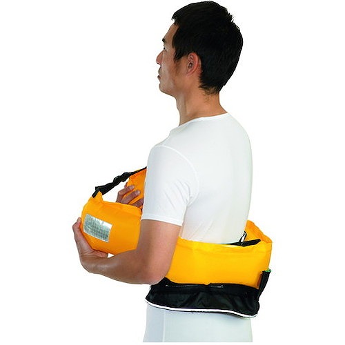 オーシャンライフ 手動膨張式ウエストタイプ 小型船舶用ライフ