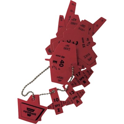 オプティベルト プーリー溝ゲージ Vベルト用 RILLENLKR 測定・計測用品 測定工具 ゲージ(代引不可)【送料無料】の通販は 6,163円