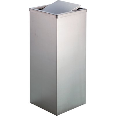 テラモト ステンレス角型屑入GPX-41K SU9552500 清掃・衛生用品 清掃用品 ゴミ箱(代引不可)【送料無料】