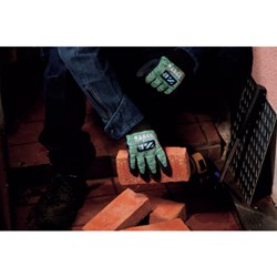 Weed 耐切創手袋 ZIZAI ZIー733 天然ゴム背抜き Mサイズ(10双入) ウィード 保護具 作業手袋 耐切創手袋 ZI733M(代引不可)【送料無料】_2