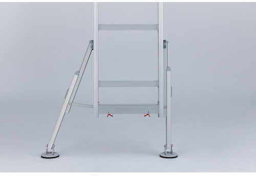 ハセガワ ラクノリ2連はしごスタビライザー付き5.40M LH254 工事 照明用品 はしご 脚立 はしご(代引不可)【送料無料】_5