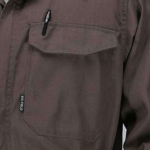 カジメイク TC長袖つなぎ服 ネイビー 3L 6709553L 保護具 作業服 つなぎ服(代引不可)の通販は