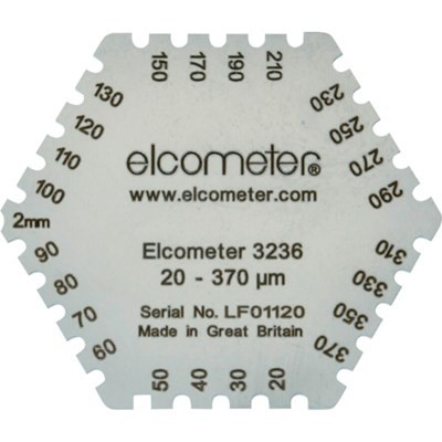 elcometer 六角形ウェットフィルム膜厚計 K0003236M201 測定・計測用品 工業用計測機器 膜厚計(代引不可)【送料無料】