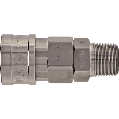 日東 ハイカプラ ステンレス製 ニトリルゴムNBR(SG)SUS20SM(00262) 20SMSUSNBR 空圧用品 流体継手・チューブ 金属カップリング(代引不可)