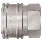 日東 TSPカプラ ステンレス製 ニトリルゴムSG(NBR)(おねじ取付用ソケット) 相手側R1/2(00722) 4TSFSUSNBR 空圧用品 流体継手・チューブ 金属カップリング(代引不可)【送料無料】