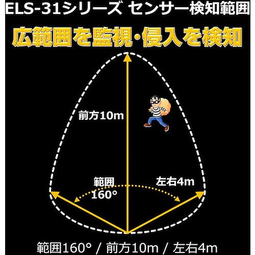 ELPA ソーラー式センサーライト2灯 ESL312SL 環境改善用品 防災・防犯用品 防犯用センサーライト(代引不可)【送料無料】_5