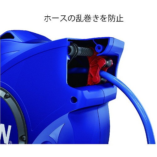 セイン セーフティーリール(ネオングリーンホース) 14m 9.5x13.5mm 接続R3/8 199112138 空圧用品 流体継手・チューブ エアリール(代引不可)【送料無料】_5