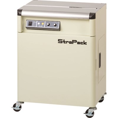 ストラパック 半自動梱包機(全面カバーコンパクト型) IQ400NA 梱包用品 梱包結束用品 梱包機(代引不可)【送料無料】