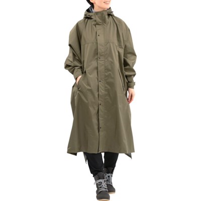 カジメイク 7441 サイクルモードハイポンチョ オリーブ F 744158F 保護具 作業服 雨具(代引不可)【送料無料】