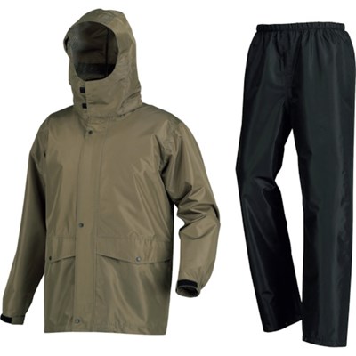 カジメイク 7541 ローリングレインスーツ オリーブ LL 754158LL 保護具 作業服 雨具(代引不可) 4,701円