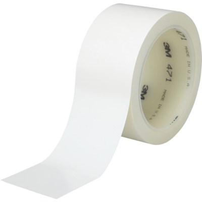 3M 高機能ラインテープ 471 白 50mmX18.2m R 471WHI50X18R 梱包用品 テープ用品 ラインテープ(代引不可)【送料無料】