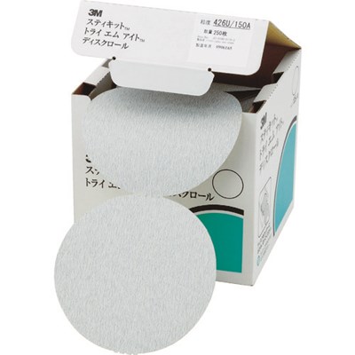 3M スティキット ディスクロール 426U 穴なし #400 外径125mm DR426U400A 電動・油圧・空圧工具 研削研磨用品 サンダー用ペーパー(代引不可)【送料無料】