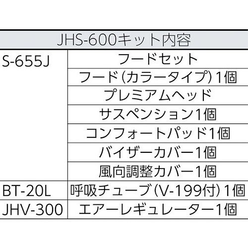 3M バーサフロー[[TM上]] 送気マスク S600 レギュラーキット (カラータイプ) JHS-600 JHS600 保護具 マスク・耳栓 電動ファン付呼吸用保護具(代引不可)【送料無料】_2