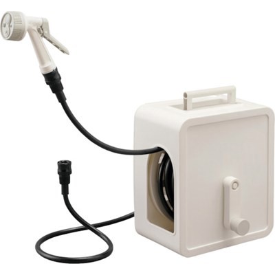 IRIS 291561 フルカバーコンパクトホースリール20m ホワイト FCH20MW 園芸用品 ホース・散水用品 ホースリール(代引不可)【送料無料】の通販は