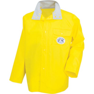 カジメイク 匠EXジャケット イエロー L 101011L 保護具 作業服 雨具(代引不可)【送料無料】