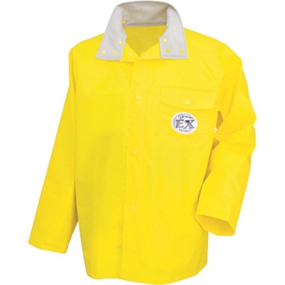 カジメイク 匠EXジャケット イエロー M 101011M 保護具 作業服 雨具(代引不可)【送料無料】