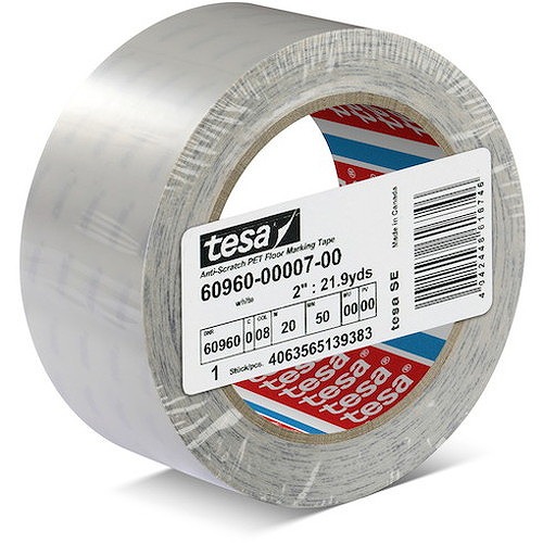 tesa 高耐久生産ライン磁気テープ テサ60960 白 50mm×20m 609605020W 荷作り装具 磁気テープ装具 生産ライン磁気テープ(代引不可)【貨物輸送無料】