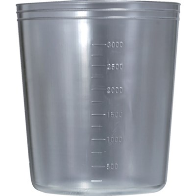 TRUSCO ディスポカップ PP製 3L 1箱(60個) DC3000L 研究用品 理化学用品 ビーカー・計量カップ(代引不可)【送料無料】