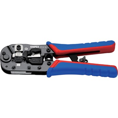 KNIPEX ウエスタンプラグ圧着ペンチ(8ピン) 975113 手作業工具 電設工具 圧着工具(代引不可)【送料無料】
