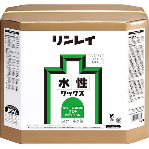 リンレイ 学校用水性ワックス スクール水性 18L RECOBO 567336 清掃・衛生用品 清掃用品 ワックス(代引不可)【送料無料】_1