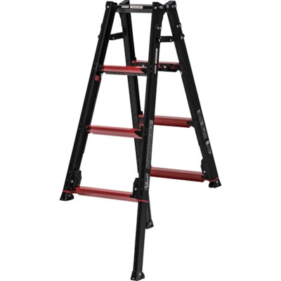 アルインコ 伸縮脚付はしご兼用脚立 GAUDI-X(ガウディ)120CM 最大使用質量100KG GUD120X 工事・照明用品 はしご・脚立 脚立(代引不可)【送料無料】
