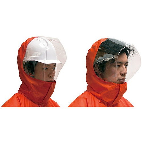 カジメイク 視認性レインスーツ オレンジ M 381025M 保護具 作業服 雨具(代引不可)【送料無料】_4