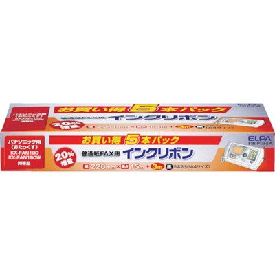 ELPA FAXインクリボン (5本入) FIRP195P オフィス・住設用品 OA用品 インク(代引不可)