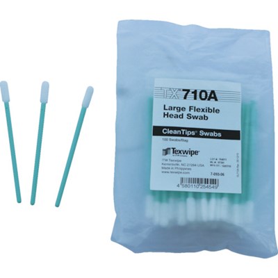 AS クリーンステック TX710A 100本入り 709306 研究用品 クリーンルーム関連用品 工業用綿棒(代引不可)【送料無料】