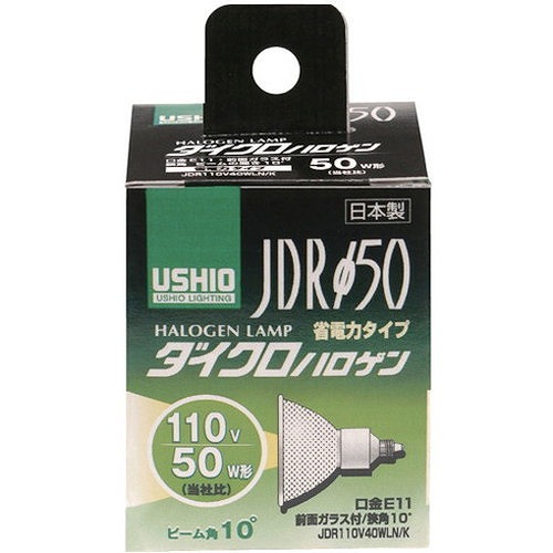 ELPA 電球(ハロゲン球) 省電力ハロゲン JDR110V40WLM/K 明るさ540lm G166NH 工事・照明用品 作業灯・照明用品 電球(代引不可)_1