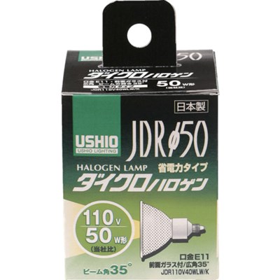 ELPA 電球(ハロゲン球) ダイクロハロゲン JDR110V40WLW/K 明るさ540lm G167NH 工事・照明用品 作業灯・照明用品 電球(代引不可)