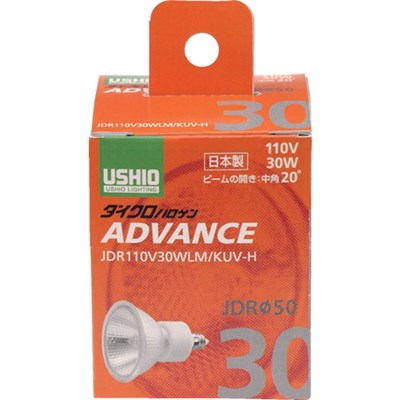 ELPA 電球(ハロゲン球) ダイクロハロゲン JDR110V30WLM/KUV-H 明るさ390lm G262H 工事・照明用品 作業灯・照明用品 電球(代引不可)【送料無料】