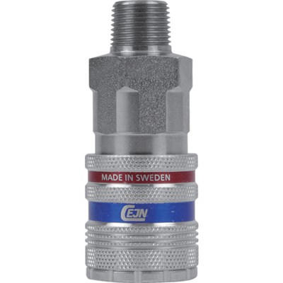 セイン シリーズ550 eSafe カップリング オネジ R1/2インチ 105502155 空圧用品 流体継手・チューブ 金属カップリング(代引不可)【送料無料】
