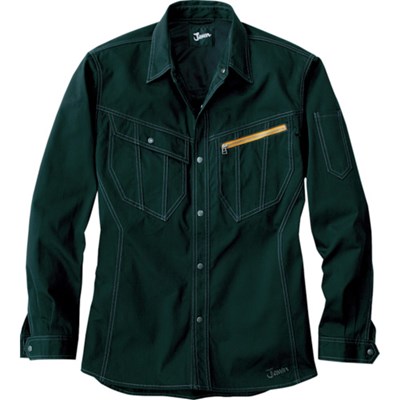 Jawin ナガソデシャツ 5Lサイズ ブラック 519040445L 保護具 作業服 作業服(代引不可)【送料無料】
