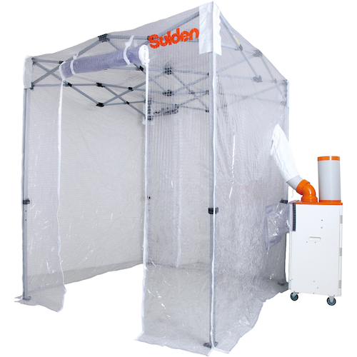 Suiden クーラーテント1.8m×2.7m SSTNT1827C 環境改善用品 暑さ対策用品 日よけ用品(代引不可)【送料無料】