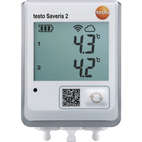 TESTO クラウドモニタリングロガー testo Saveris 2-T2 温度センサ外付けタイプ SAVERIS2T2 測定 計測用品 環境計測機器 温度計 湿度計(代引不可)【送料無料】