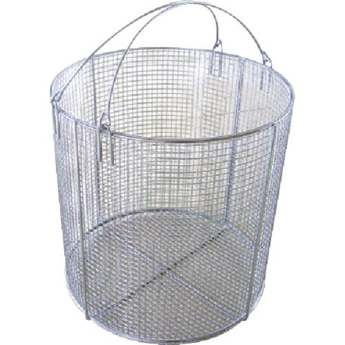 水本 ステンレス 洗浄カゴ(丸型) WBM2525 研究用品 ボトル 容器 カゴ(代引不可)【送料無料】