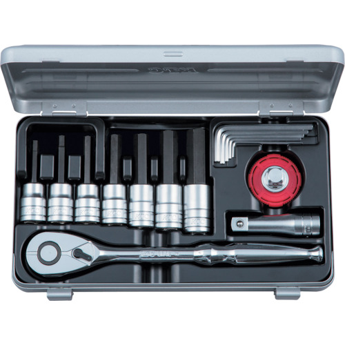 KTC 12.7sq.ヘキサゴンビットソケットレンチセット TBT415HX 手作業工具 ソケットレンチ ヘキサゴンソケットレンチセット(代引不可)【送料無料】