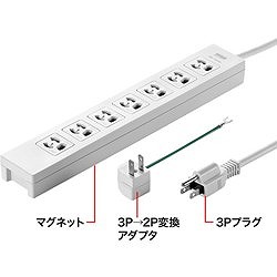 SANWA 電源タップ TAPF375AD 電子機器 電気 電子部品 電源装置(代引不可)【送料無料】_1