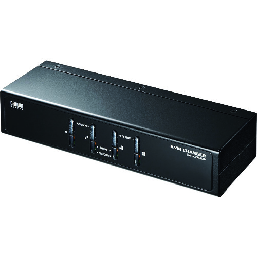 SANWA PS/2 USB両対応パソコン自動切替器(4:1) SWKVM4UP オフィス 住設用品 OA用品 周辺機器(代引不可)【送料無料】