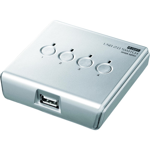 SANWA USB2.0手動切替器(4回路) SWUS24N 電子機器 電気 電子部品 通信機器(代引不可)【送料無料】
