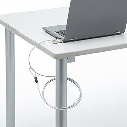 SANWA nanoスロット対応セキュリティワイヤー ダイヤル錠 SLE40S オフィス 住設用品 OA用品 セキュリティ器具(代引不可)【送料無料】_2
