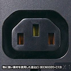 SANWA 19インチサーバーラック用コンセント 200V(20A) TAPSV2208 電子機器 電設配線部品 プラグ コンセント(代引不可)【送料無料】_5