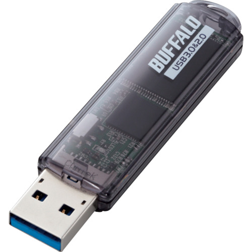 BUFFALO USB3.0対応 USBメモリー スタンダードモデル 16GB ブラック RUF3C16GABK オフィス 住設用品 OA用品 メモリ(代引不可)
