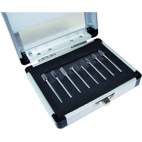 ヤナセ 超硬カッター8本組 軸径3mm軸 RB83SET 電動 油圧 空圧工具 研削研磨用品 超硬バー(代引不可)【送料無料】