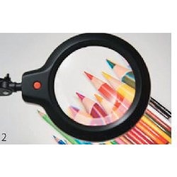 山田 LEDデスクライト Z37RLB 測定 計測用品 光学 精密測定機器 照明拡大鏡(代引不可)【送料無料】_2