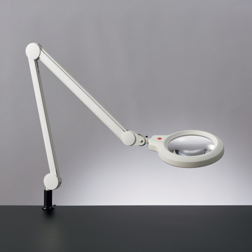 山田 LEDデスクライト Z37RLW 測定 計測用品 光学 精密測定機器 照明拡大鏡(代引不可)【送料無料】