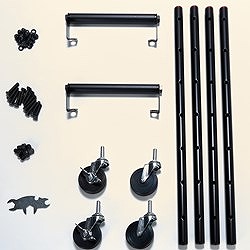 TRUSCO ツールワゴンロイヤル TWR-4用支柱部材セット TWR4HSET 物流 保管用品 ツールワゴン スチール製ワゴン(キャビネットタイプ)(代引不可)【送料無料】_2
