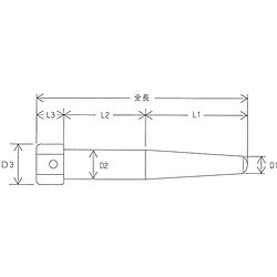モトコマ MKK 金龍の匠 穴寄せポンチ M16/5分 SYPM16 手作業工具 ハンマー 刻印 ポンチ ポンチ(代引不可)【送料無料】_2