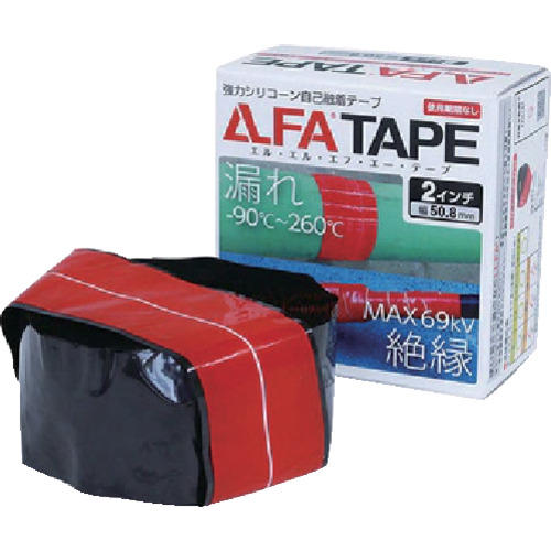 GTG LLFAテープ(赤)2インチ R1‐5‐8K40 R158K40 梱包用品 テープ用品 自己融着テープ(代引不可)【送料無料】
